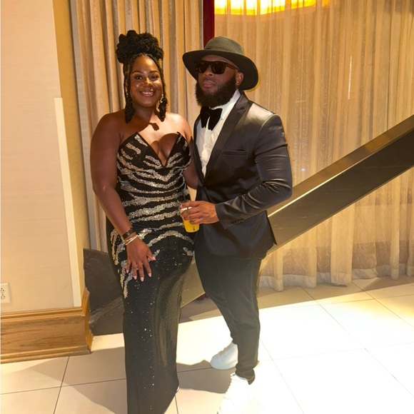 Fashion Nova Embellished Gown - Picture 3 of 8